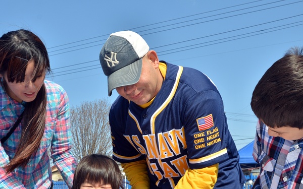 NAF Misawa Sailors provide Easter For Japanese children