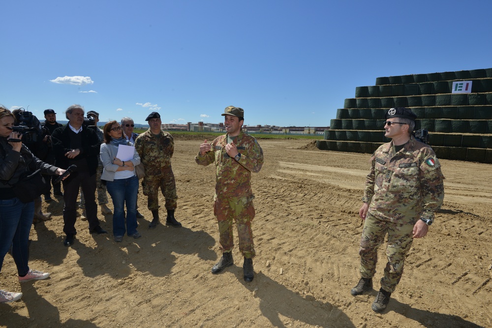 'Bomba Day' in Vicenza, UXO removal near Caserma Del Din, Italian army operation 'OLD LADY'