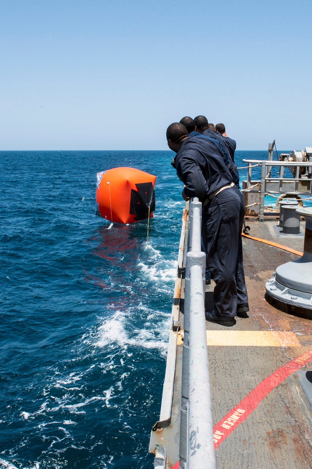 USS Philippine Sea live-fire exercise