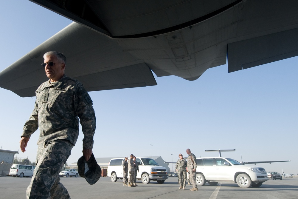 Gen. George W. Casey Jr. visits Bagram