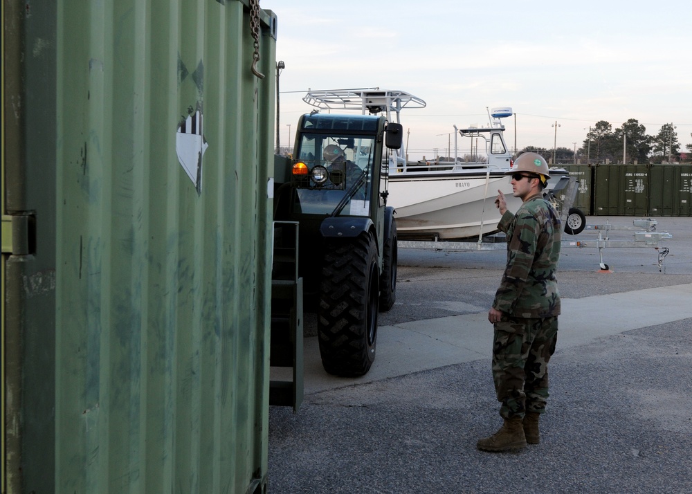 Preparing for relief efforts in Haiti