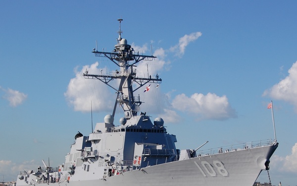 USS Wayne E. Meyer maiden sail