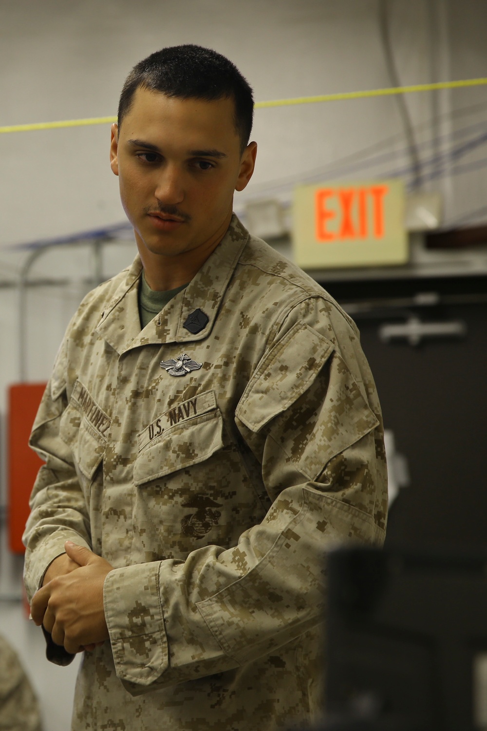 Practical applications give corpsmen's training realistic feel