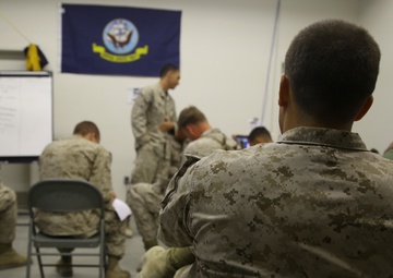 Practical applications give corpsmen’s training realistic feel