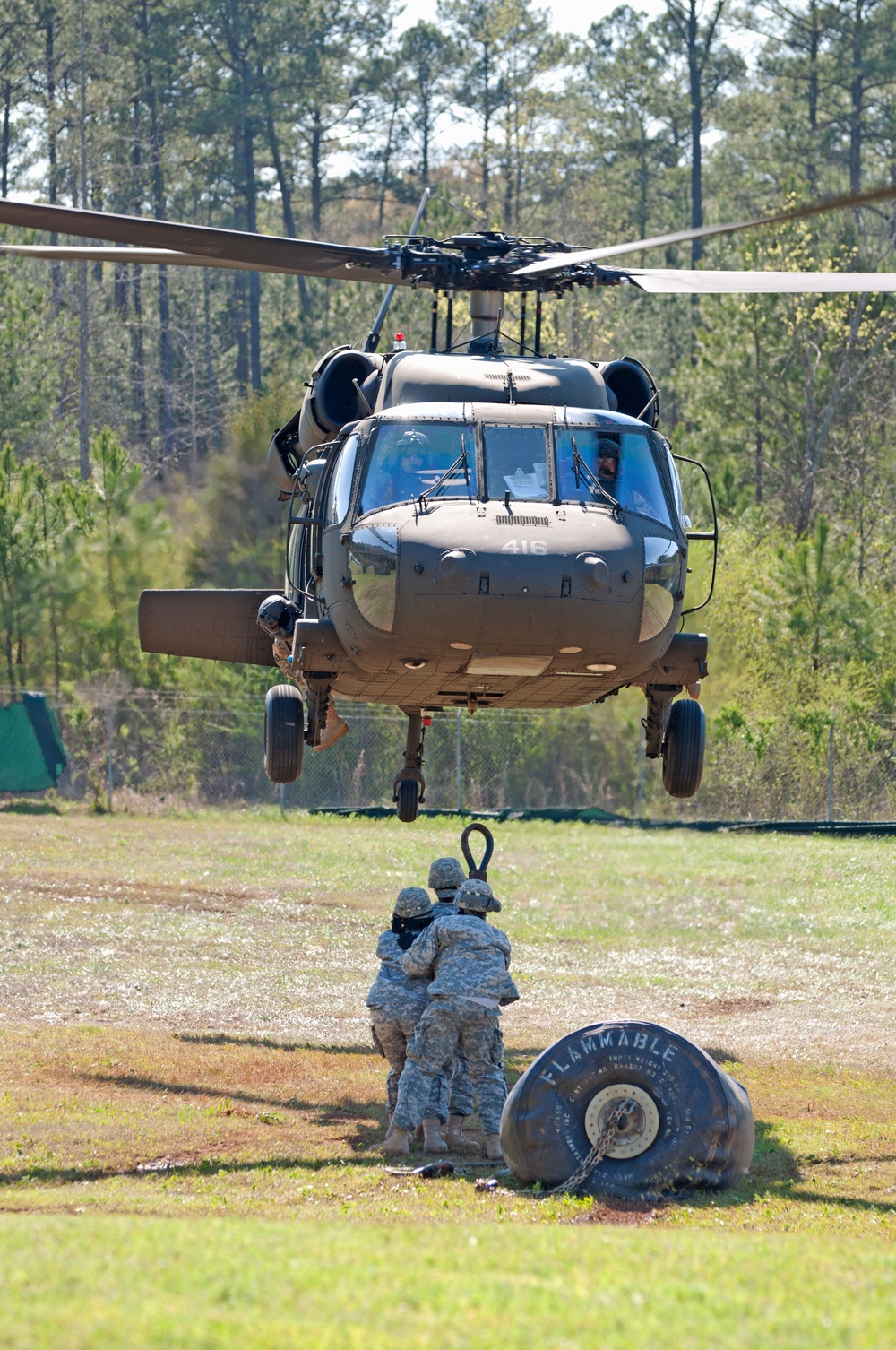 Alabama Guard units collaborate for sling load training
