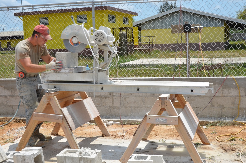 BDF, US engineers in Hattieville work tirelessly to build new preschool