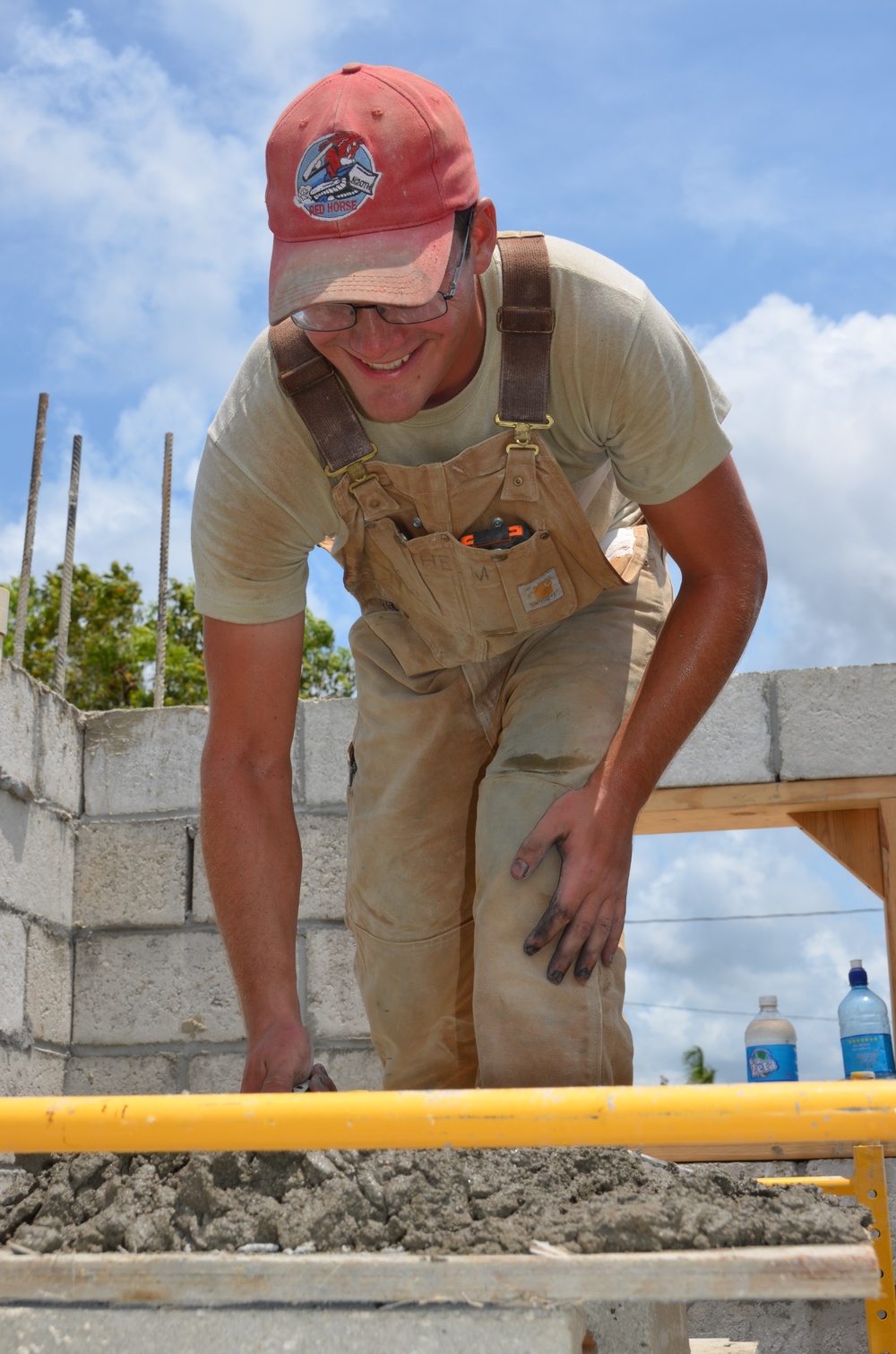 BDF, US engineers in Hattieville work tirelessly to build new preschool