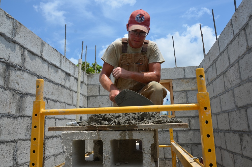 BDF, US engineers in Hattieville work tirelessly to build new preschool