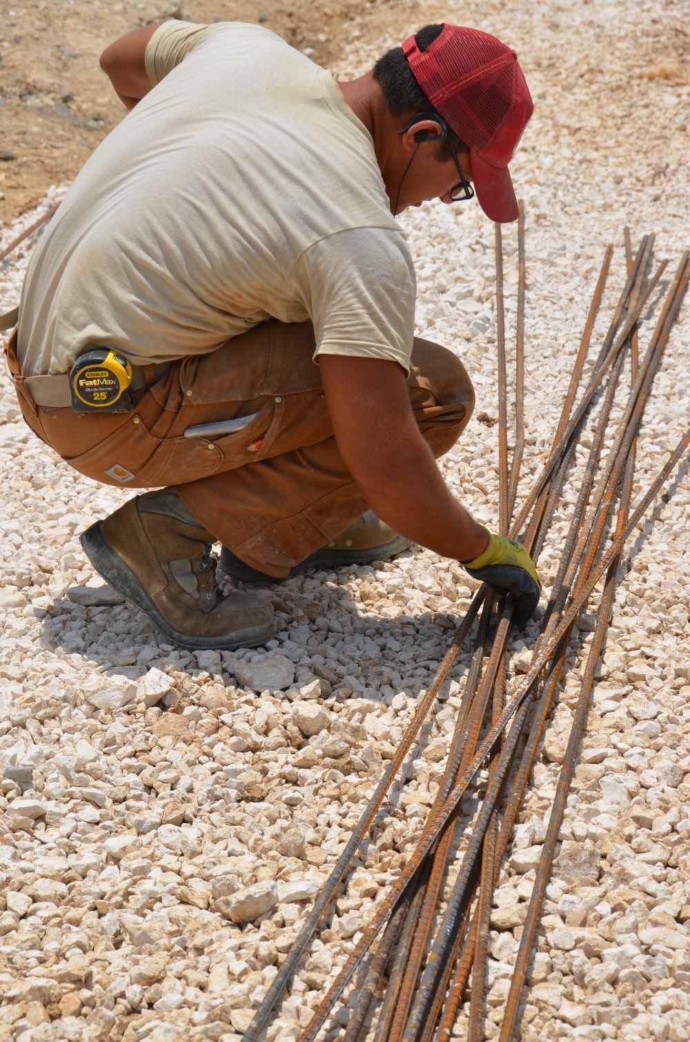BDF, US engineers in Hattieville work tirelessly to build new preschool