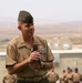 Commanding General presents Navy Cross medal to Combat Center Marine