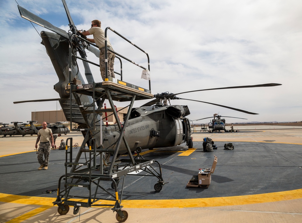 Exercise Iron Hawk 14 in Saudi Arabia