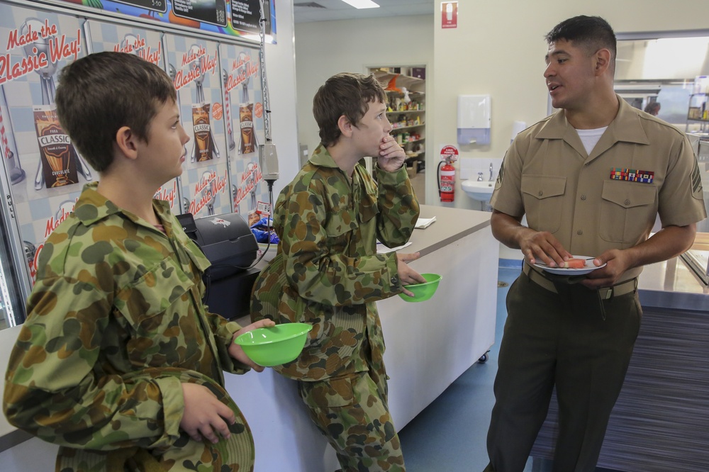 MRF-D Marines attend ANZAC Day ceremony at Rosebery Middle School