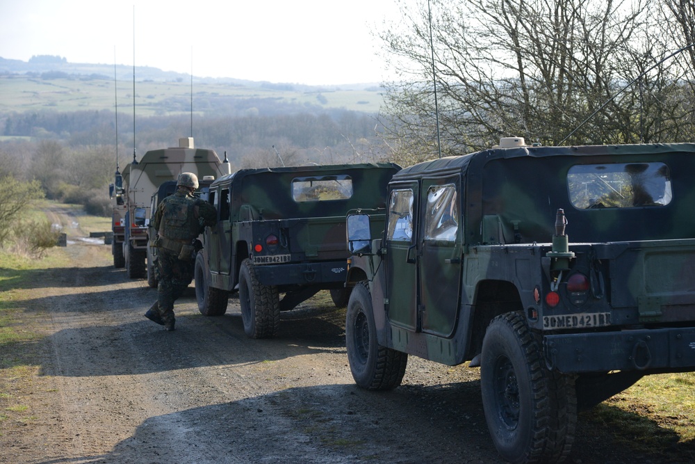 Joint training exercise on Baumholder Military Training Area 24-27 March 2014