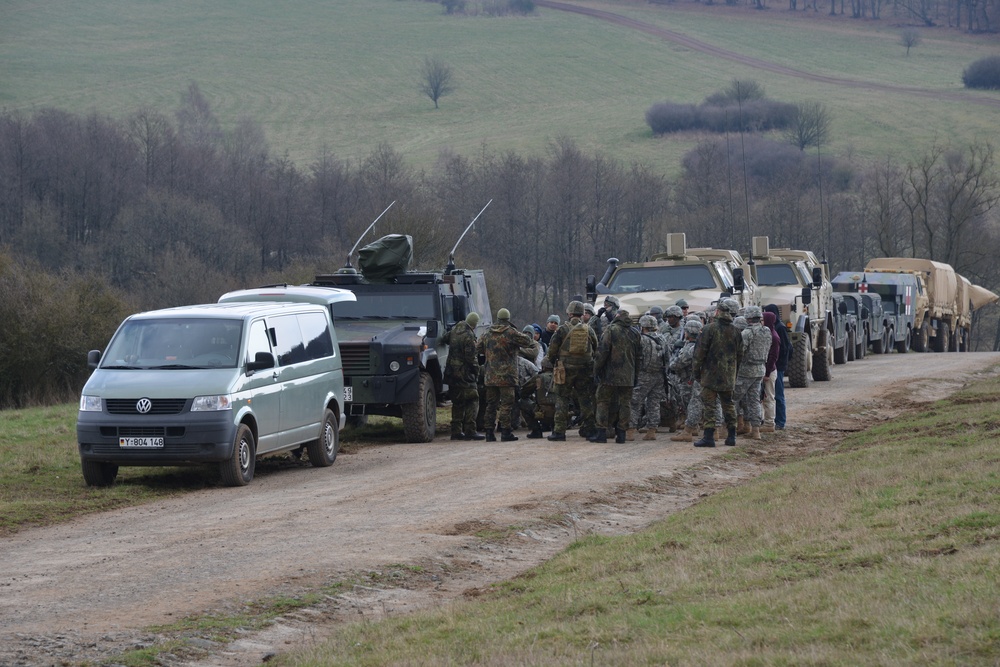 Joint Training Exercise on Baumholder Military Training Area 24-27 Mar 2014