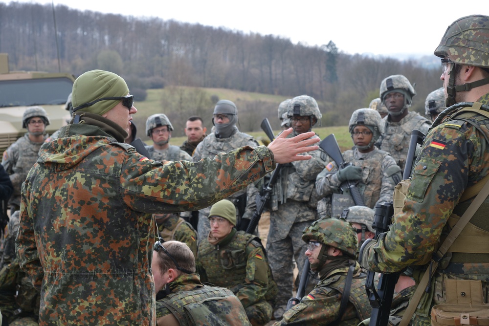 Joint training exercise on Baumholder Military Training Area 24-27 March 2014
