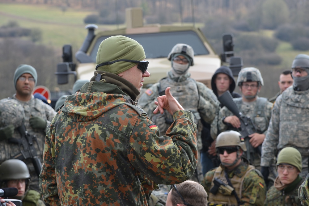 Joint training exercise on Baumholder Military Training Area 24-27 March 2014