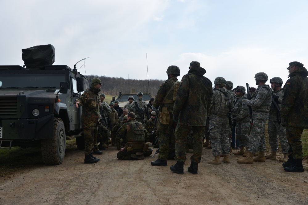 Joint training exercise on Baumholder Military Training Area 24-27 March 2014