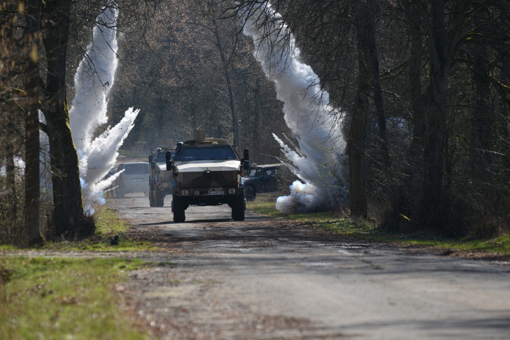 Joint training exercise on Baumholder Military Training Area 24-27 March 2014
