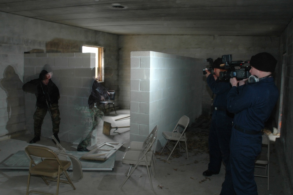 Simulated visit, board, search and seizure exercise