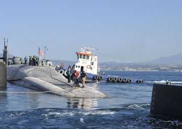 USS Florida arrives in Souda Bay