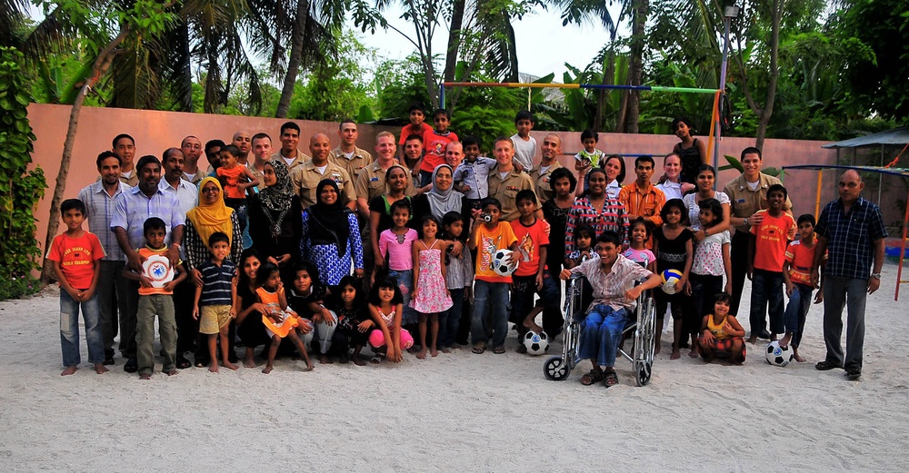 Neglected children's home visit