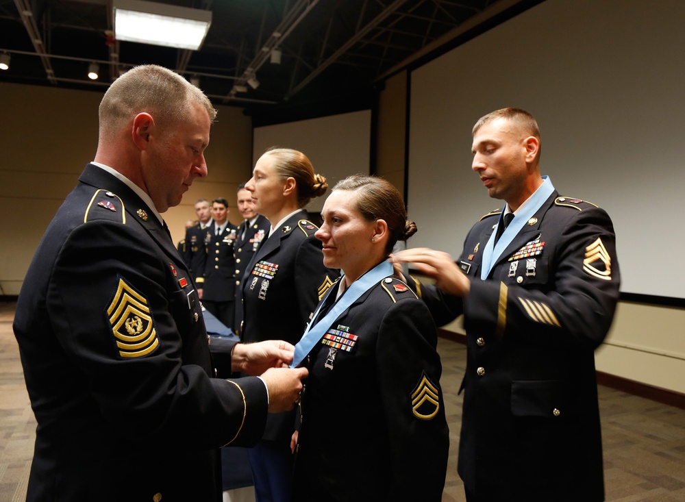 Staff Sgt. Kristina Fallis inducted into Sgt. Audie Murphy Club