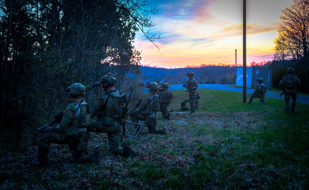 3D Ranger Battalion Task Force training