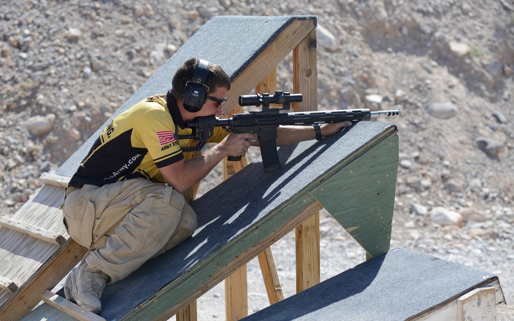Army Marksmanship Unit Action Shooting team doubles down in Vegas
