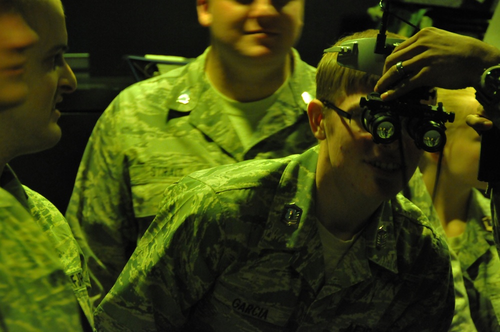 Air Force Junior Reserve Officer Training Corps (AFJROTC) visits the 179th Airlift Wing