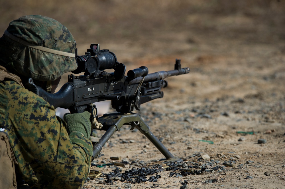 M240B machine gun familiarization exercise