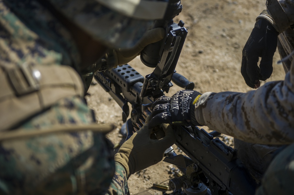 M240B machine gun familiarization exercise