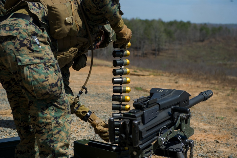 M240B machine gun familiarization exercise