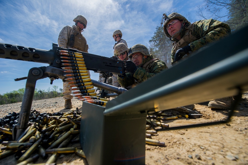 M240B machine gun familiarization exercise