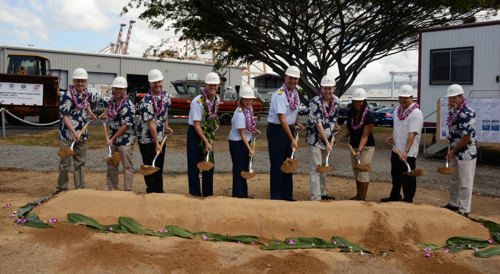 Coast Guard, local partners celebrate groundbreaking ceremony for new support building