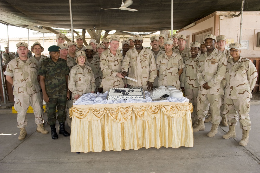 Cake cutting marking formation of the logistics specialist rating