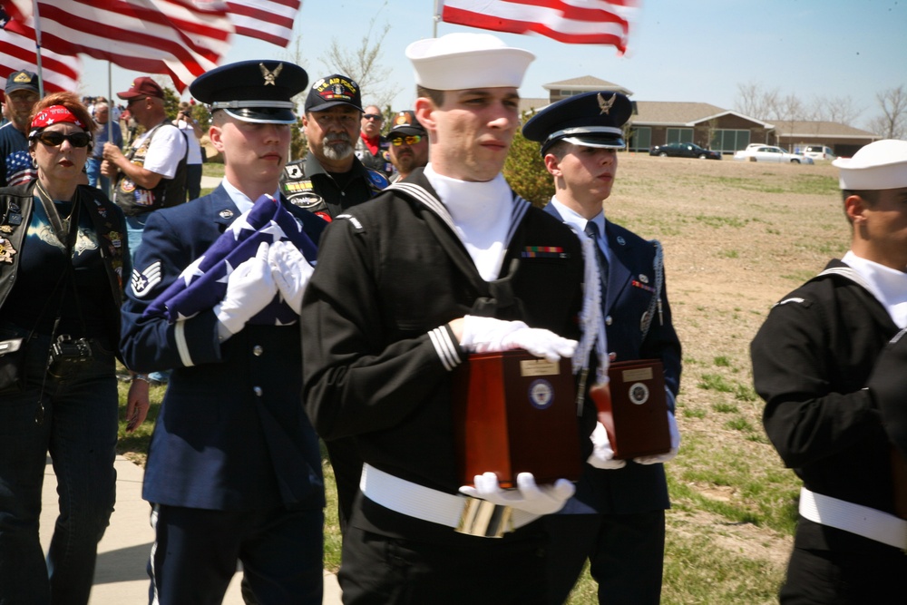 Iowa Veterans Cemetery ceremony