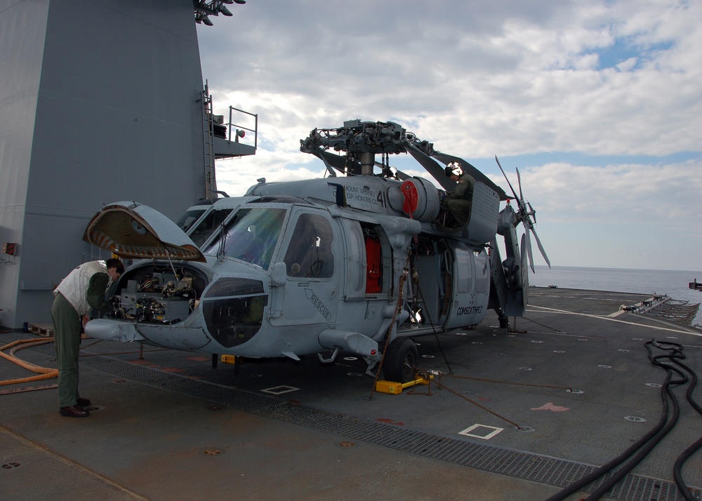 USS Mount Whitney operations