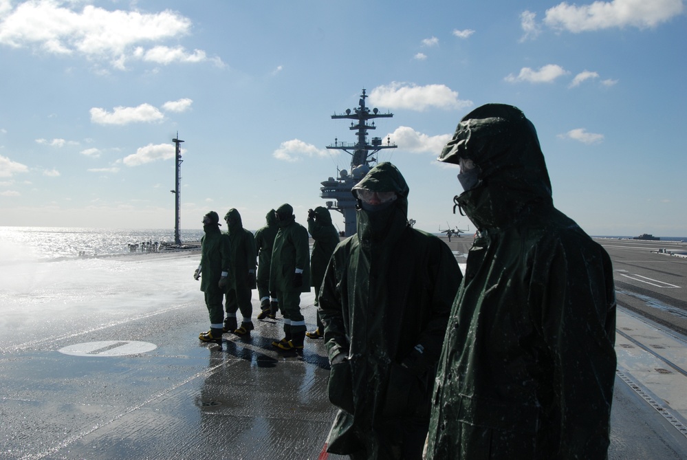 USS George H.W. Bush operations