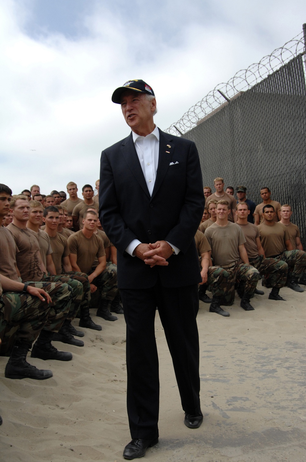 Vice president meets with BUD/S candidates