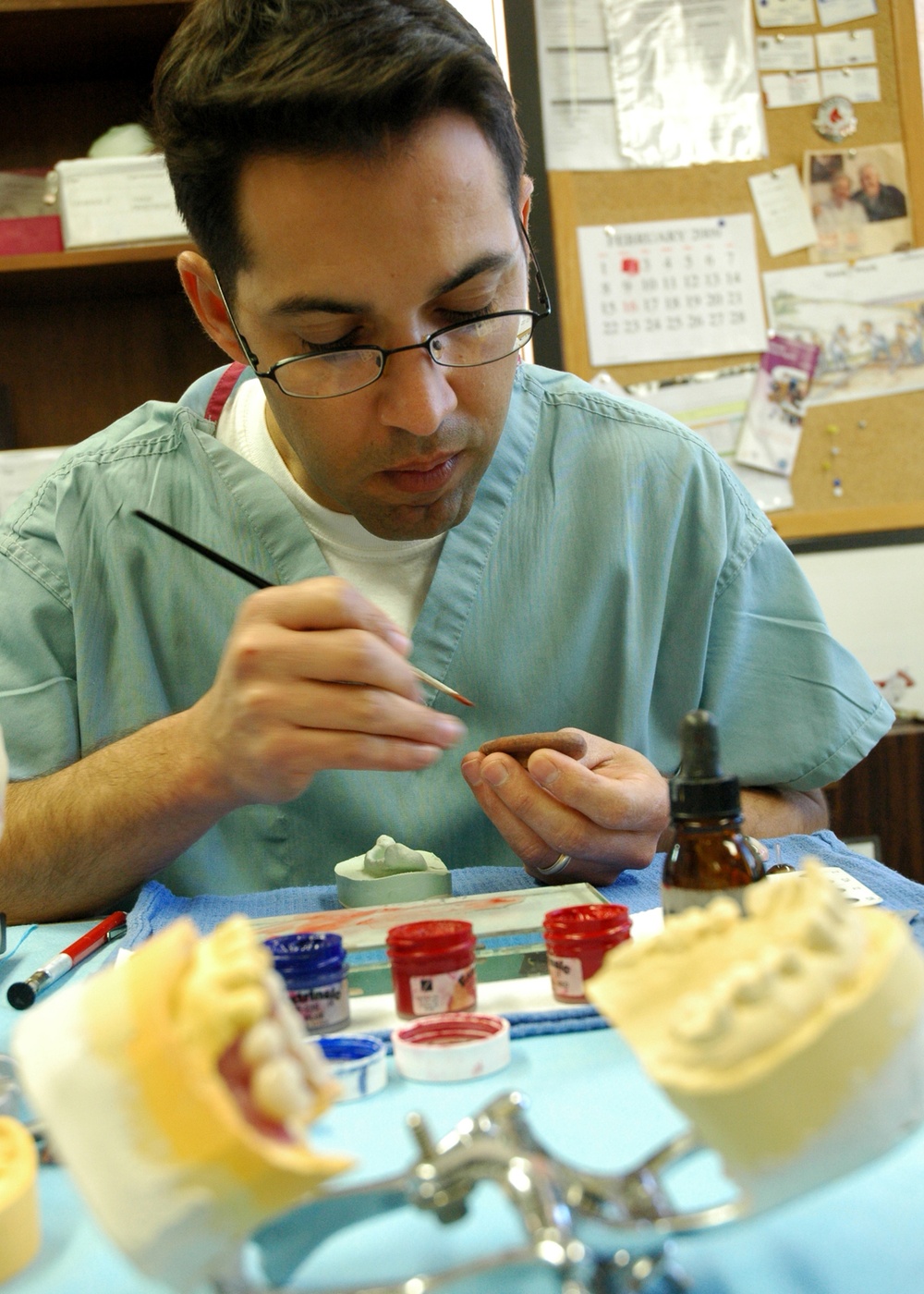 Maxillofacial prosthetics laboratory