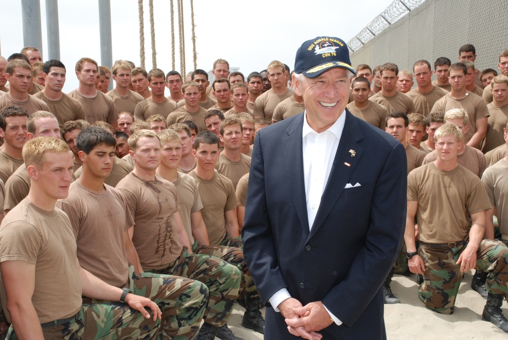 Vice president meets with BUD/S students