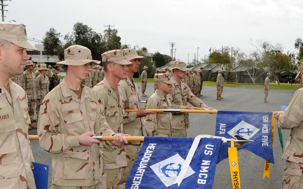 NMCB-5 morning formation
