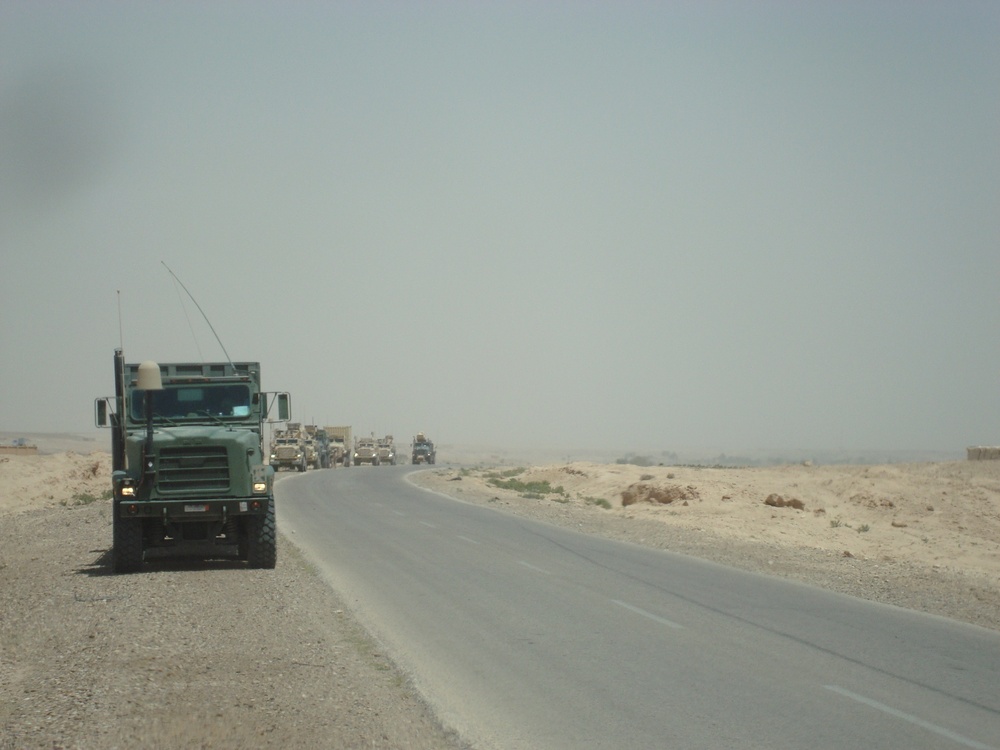NMCB-24 convoy from Husaybah to Al-Asad