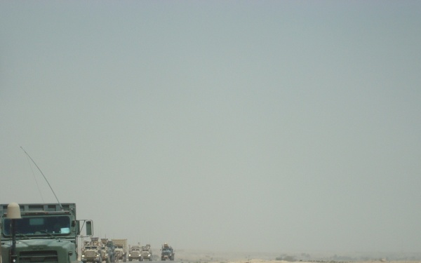 NMCB-24 convoy from Husaybah to Al-Asad