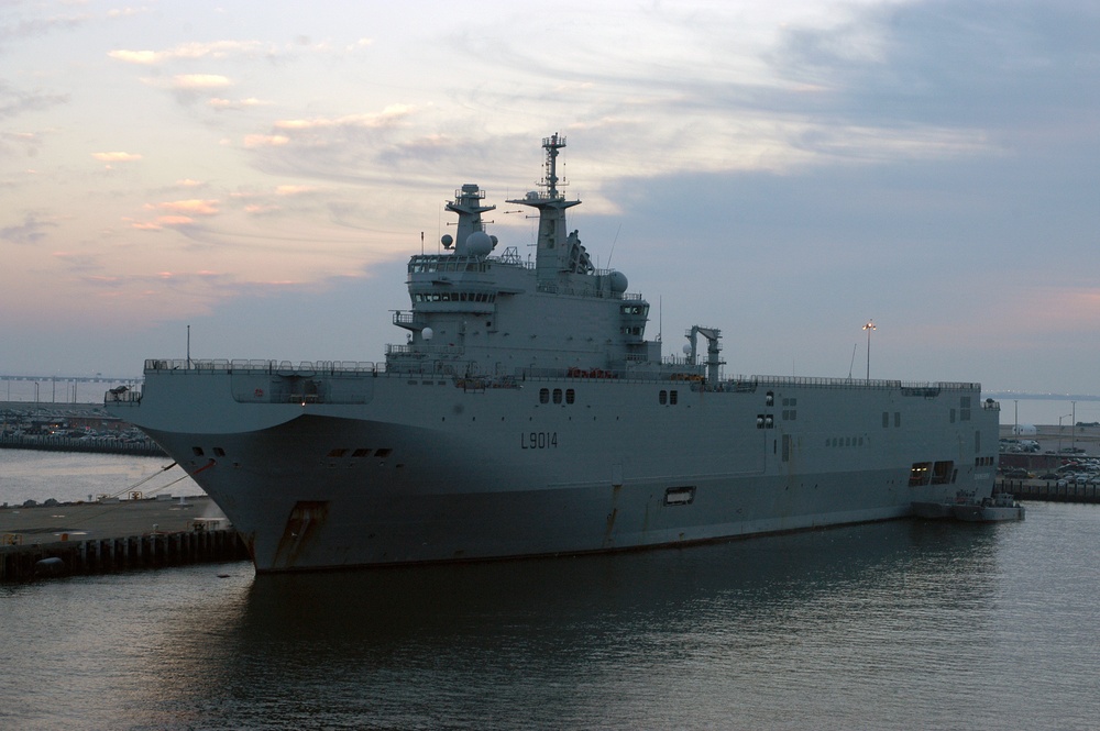 FS Tonnerre at Naval Station Norfolk