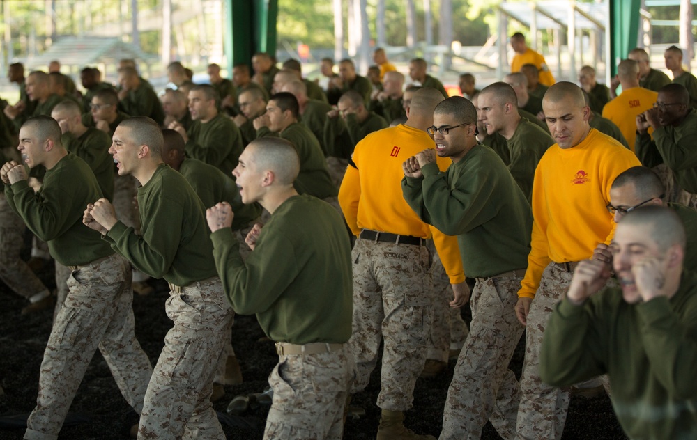 Marine recruits strike way through martial arts training on Parris Island
