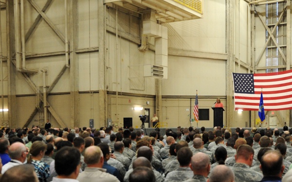 SecAF visits Altus AFB, discusses priorities, future