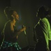 Sinbad and Paige Bryan Band perform for Airmen