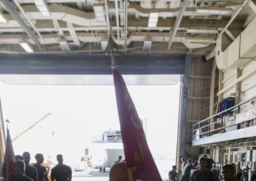 Corporals course practices guidon manual aboard Mesa Verde