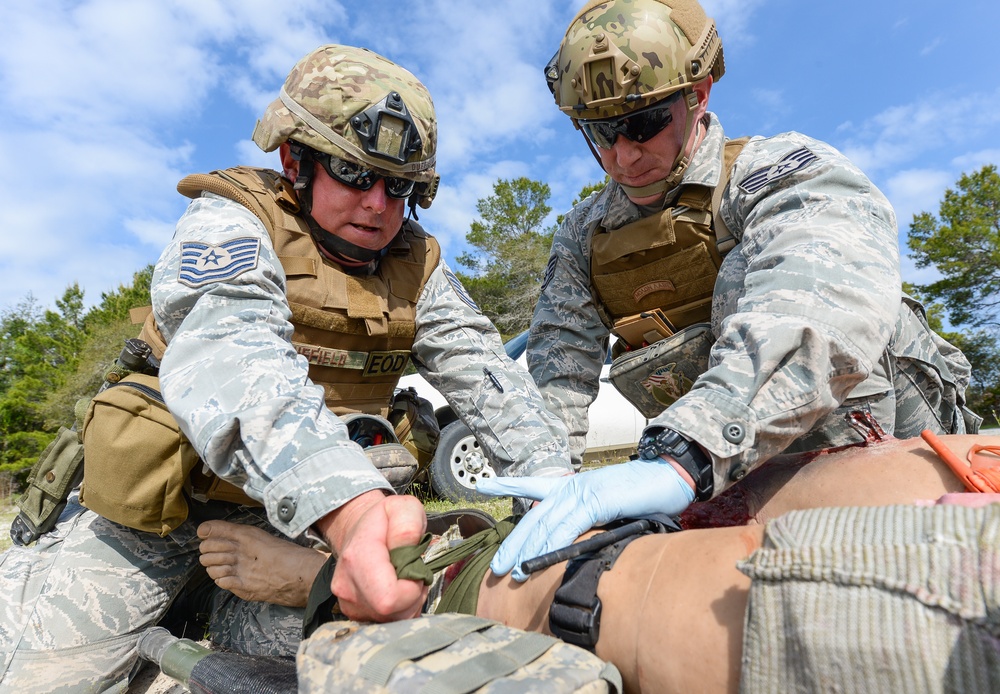 116th CES trains for deployment operations at Silver Flag 2014